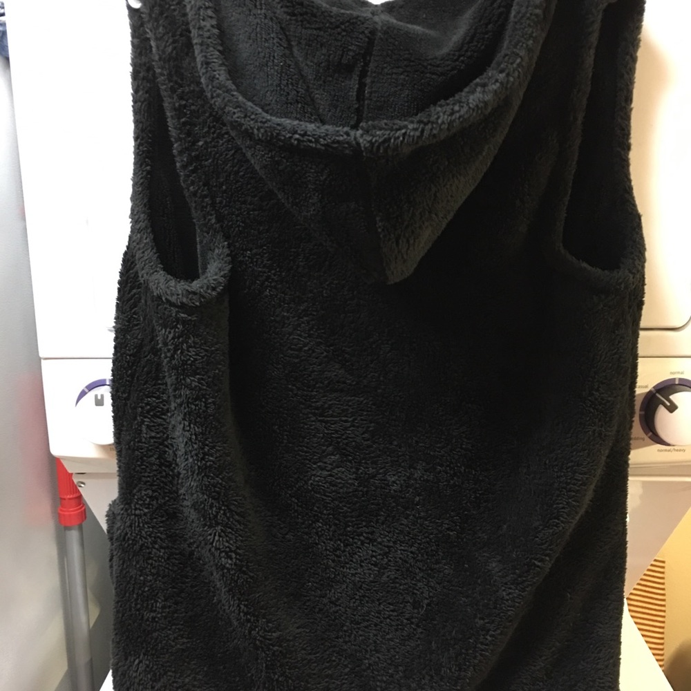 Fleece hoodie vest